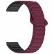 Ремешок Deexe Flexible Fit для часов с шириной крепления 20 мм - Wine Red. Фото 3 из 9