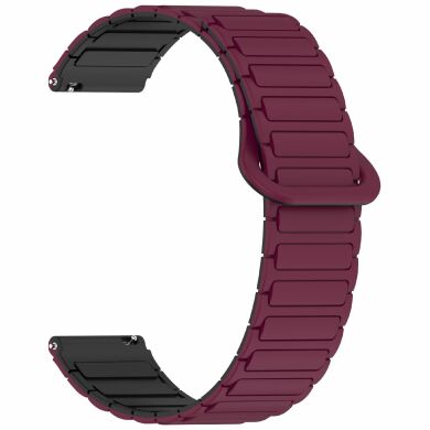 Ремешок Deexe Flexible Fit для часов с шириной крепления 20 мм - Wine Red