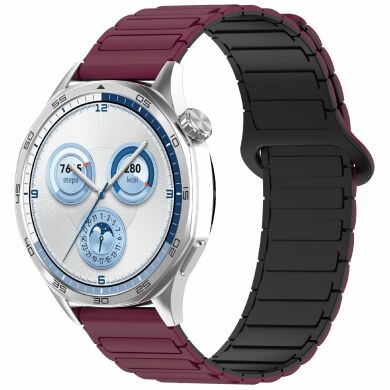 Ремешок Deexe Flexible Fit для часов с шириной крепления 20 мм - Wine Red
