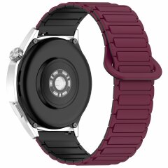 Ремешок Deexe Flexible Fit для часов с шириной крепления 20 мм - Wine Red