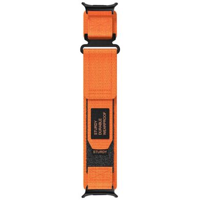 Ремінець Deexe Magic Tape для Samsung Galaxy Watch Ultra (47mm) - Orange