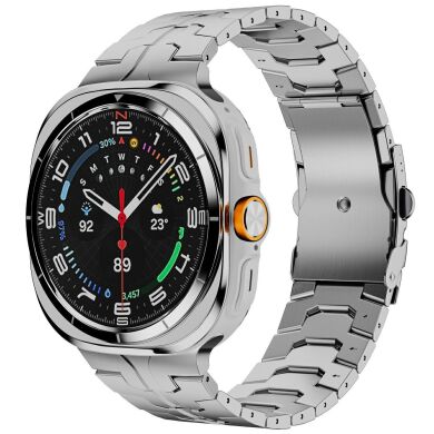 Ремешок Deexe Metal Strap для Samsung Galaxy Watch 8 (40/44mm) / 8 Classic - Silver