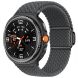 Ремешок Deexe Nylon Bracelet для Samsung Galaxy Watch 8 (40/44mm) / 8 Classic - Grey. Фото 2 из 4