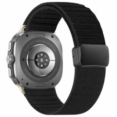 Ремінець Deexe Nylon Strap для Samsung Galaxy Watch Ultra (47mm) / Ultra (2025) - All Black