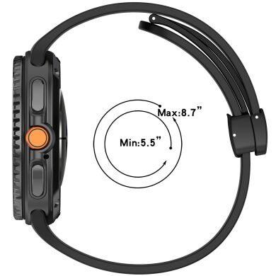 Ремінець Deexe Soft Line для Samsung Galaxy Watch 8 (40/44mm) / 8 Classic (43/47mm) / Ultra 2 - Orange