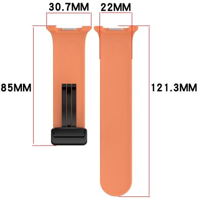 Ремінець Deexe Soft Line для Samsung Galaxy Watch 8 (40/44mm) / 8 Classic (43/47mm) / Ultra 2 - Orange