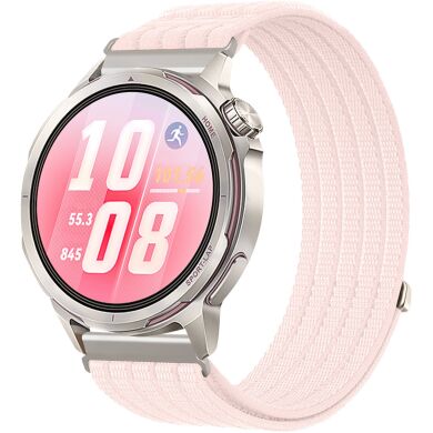 Ремінець Deexe Soft Weave для для годинників з шириною кріплення 22мм - Pink