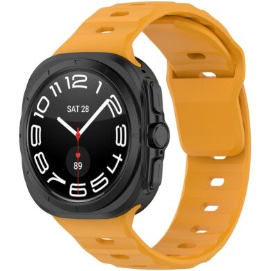 Ремешок Deexe Sport Series для Samsung Galaxy Watch Ultra (47mm) - Yellow