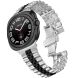 Ремешок Deexe Stainless Steel QuickFit для Samsung Galaxy Watch Ultra (2025) - Silver / Black. Фото 2 из 7