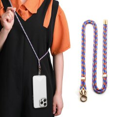 Ремешок для смартфона SULADA Love Lanyard - Orange / Blue