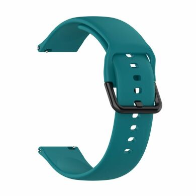 Ремінець UniCase Silicone Strap для Samsung Watch Active / Active 2 40mm / Active 2 44mm - Dark Green