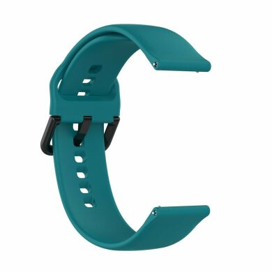 Ремешок UniCase Silicone Strap для Samsung Watch Active / Active 2 40mm / Active 2 44mm - Dark Green