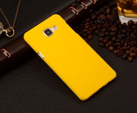 Пластикова накладка Deexe Hard Case для Samsung Galaxy A3 (2016), Жовтий