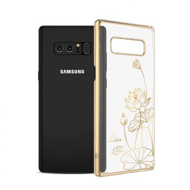 Пластиковый чехол KINGXBAR Diamond Flower для Samsung Galaxy Note 8 (N950) - Lotus Flower