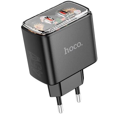 Сетевое зарядное устройство Hoco CS43A 45W (2C) - Black