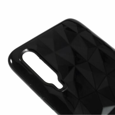 Силиконовый чехол Deexe 3D Diamond Texture для Samsung Galaxy A70 (A705) - Black
