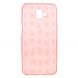 Силіконовий чохол Deexe 3D Diamond Texture для Samsung Galaxy J6+ (J610) - Pink