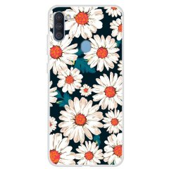 Силіконовий (TPU) чохол Deexe Life Style для Samsung Galaxy A11 (A115) - Chrysanthemum