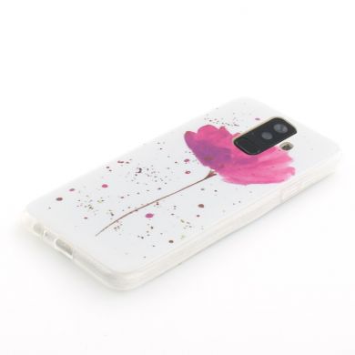 Силиконовый (TPU) чехол Deexe Life Style для Samsung Galaxy A6+ 2018 (A605) - Fresh Flower