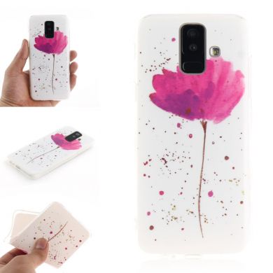 Силиконовый (TPU) чехол Deexe Life Style для Samsung Galaxy A6+ 2018 (A605) - Fresh Flower