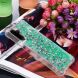 Силіконовий (TPU) чохол Deexe Liquid Glitter для Samsung Galaxy A13 5G (A136) / A04s (A047) - Green Hearts