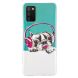 Силіконовий (TPU) чохол Deexe LumiCase для Samsung Galaxy A02s (A025) - Dog Wearing Headset