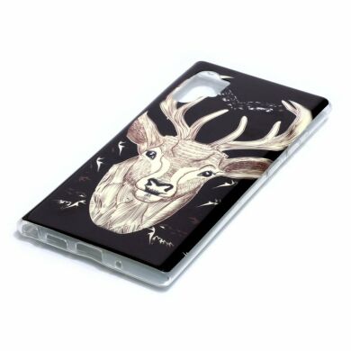 Силіконовий (TPU) чохол Deexe LumiCase для Samsung Galaxy Note 10+ (N975) - Elk Luminous TPU