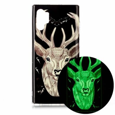 Силіконовий (TPU) чохол Deexe LumiCase для Samsung Galaxy Note 10+ (N975) - Elk Luminous TPU