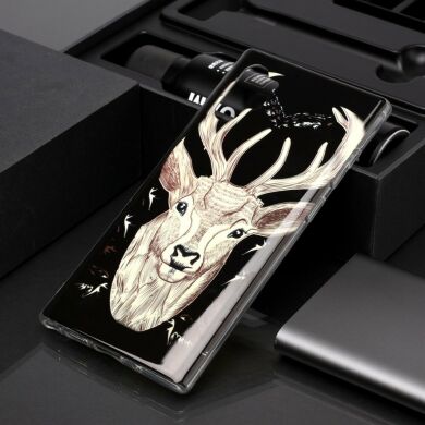 Силіконовий (TPU) чохол Deexe LumiCase для Samsung Galaxy Note 10+ (N975) - Elk Luminous TPU