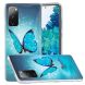 Силиконовый (TPU) чехол Deexe LumiCase для Samsung Galaxy S20 FE (G780) - Blue Butterfly. Фото 1 из 5