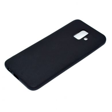 Силиконовый (TPU) чехол Deexe Matte Case для Samsung Galaxy A6 2018 (A600) - Black