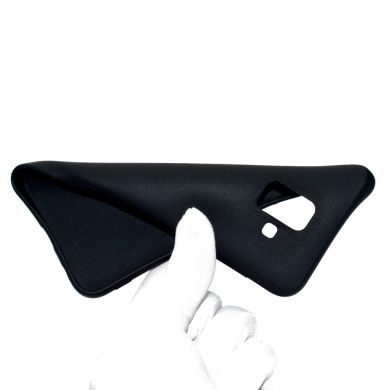 Силиконовый (TPU) чехол Deexe Matte Case для Samsung Galaxy A6 2018 (A600) - Black