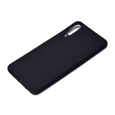 Силиконовый (TPU) чехол Deexe Matte Case для Samsung Galaxy A7 2018 (A750) - Black