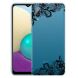 Силиконовый (TPU) чехол Deexe Pretty Glossy для Samsung Galaxy A02 (A022) / M02 - Lace Flower. Фото 1 из 4