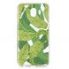 Силиконовый (TPU) чехол Deexe Pretty Glossy для Samsung Galaxy J4 2018 (J400) - Leaf Pattern. Фото 2 из 5