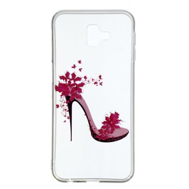 Силіконовий (TPU) чохол Deexe Pretty Glossy для Samsung Galaxy J6+ (J610) - eeled Shoes