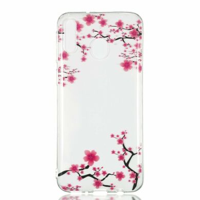 Силиконовый (TPU) чехол Deexe Pretty Glossy для Samsung Galaxy M20 (M205) - Vivid Flowers