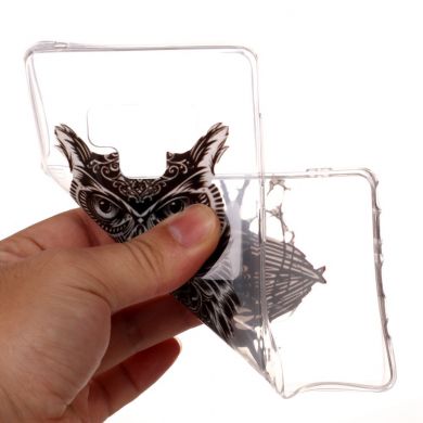 Силіконовий (TPU) чохол Deexe Pretty Glossy для Samsung Galaxy Note 9 (N960), Black Owl