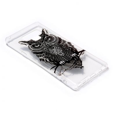 Силіконовий (TPU) чохол Deexe Pretty Glossy для Samsung Galaxy Note 9 (N960), Black Owl