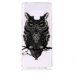 Силіконовий (TPU) чохол Deexe Pretty Glossy для Samsung Galaxy Note 9 (N960), Black Owl
