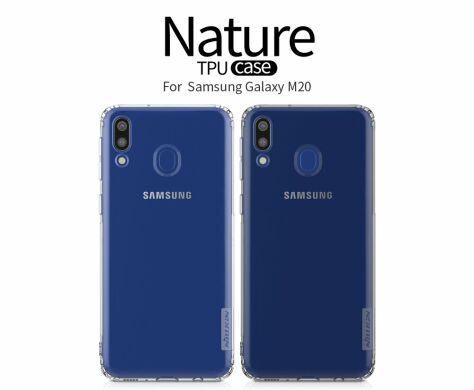 Силиконовый (TPU) чехол NILLKIN Nature для Samsung Galaxy M20 (M205) - Grey
