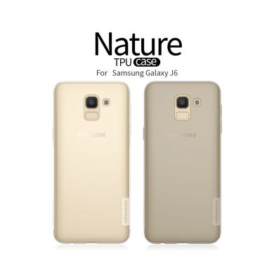 Силиконовый (TPU) чехол NILLKIN Nature TPU для Samsung Galaxy J6 2018 (J600) - Grey
