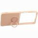 Силиконовый (TPU) чехол с кольцом Deexe Color Shell (FF) для Samsung Galaxy Flip 8 - Pink. Фото 3 из 5