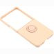 Силиконовый (TPU) чехол с кольцом Deexe Color Shell (FF) для Samsung Galaxy Flip 8 - Pink. Фото 4 из 5