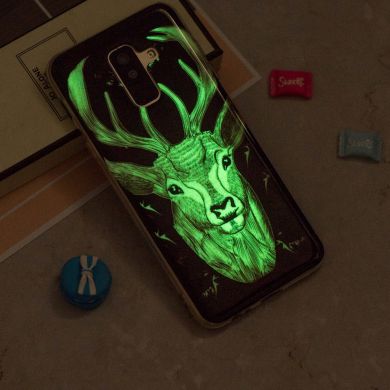 Силиконовый (TPU) Deexe LumiCase для Samsung Galaxy A6+ 2018 (A605) - Elk