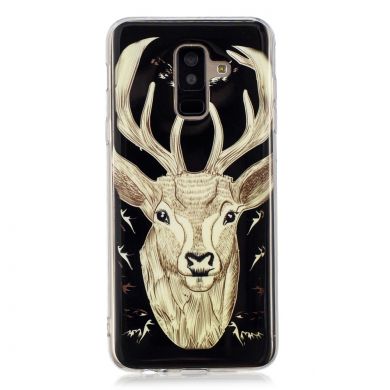 Силиконовый (TPU) Deexe LumiCase для Samsung Galaxy A6+ 2018 (A605) - Elk