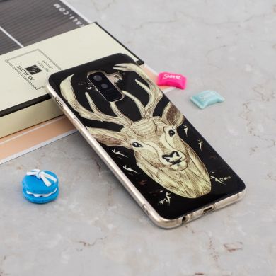 Силиконовый (TPU) Deexe LumiCase для Samsung Galaxy A6+ 2018 (A605) - Elk