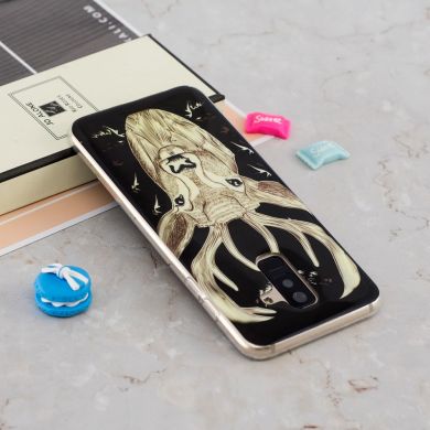 Силиконовый (TPU) Deexe LumiCase для Samsung Galaxy A6+ 2018 (A605) - Elk