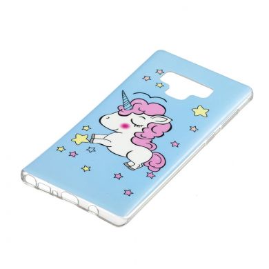 Силіконовий (TPU) Deexe LumiCase для Samsung Galaxy Note 9 (N960) - Shy Unicorn