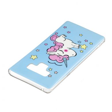 Силиконовый (TPU) Deexe LumiCase для Samsung Galaxy Note 9 (N960) - Shy Unicorn